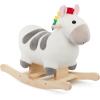 image:imageBattat  Zebra Rocking Horse  Wooden Rocker amp Plush Body  Active Play Toy  Sturdy amp Durable  12 Months  Rockin ZebraZebra