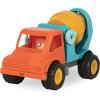 image:imageBattat  Green Recycling Truck  Classic Toddler Trucks  Eco  Friendly Toy  Soft Rubber Wheels  18 Months  Garbage TruckSpinning Cement Truck