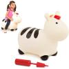 image:imageBattat  Inflatable Zebra Bouncer  Air Pump Included  Bouncy Animal  Soft amp Safe  18 Months  Hoppin ZebraZebra