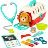 image:imageBattat  Mini Vet Playset 11 Pieces  Plush Dog amp Carrier  Stickers amp Checklist  Toy Stethoscope amp Bone  2 Years  Puppy Care Vet Kit
