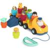 image:imageBattat  Toy Bus for Toddlers with Moving Parts amp 9 Figures  Developmental Toy for Babies  Spinning Bus  18 Months