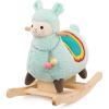 image:imageBattat  Zebra Rocking Horse  Wooden Rocker amp Plush Body  Active Play Toy  Sturdy amp Durable  12 Months  Rockin ZebraLlama