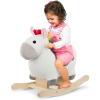 image:imageBattat  Zebra Rocking Horse  Wooden Rocker amp Plush Body  Active Play Toy  Sturdy amp Durable  12 Months  Rockin ZebraZebra