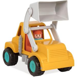 image:imageBattat  Green Recycling Truck  Classic Toddler Trucks  Eco  Friendly Toy  Soft Rubber Wheels  18 Months  Garbage TruckFront End Loader Truck