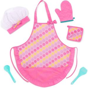 image:imageBattat  Play Circle  Kitchen Toys for Toddlers  Baking Set  Chefs Hat amp Apron  Pretend Play  3 YearsChef Apron Set
