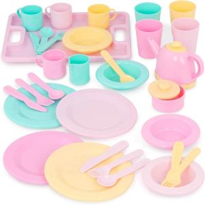 image:imageBattat  Play Circle  Kitchen Toys for Toddlers  Baking Set  Chefs Hat amp Apron  Pretend Play  3 YearsDishware Playset