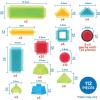 image:imageBattat  Bristle Blocks  STEM Interlocking Building Blocks  112 Pieces Playset  Developmental Toys for Toddlers amp Kid  Basic Builder Set  2 Years112pc Builder Set