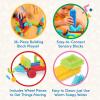 image:imageBattat  Bristle Blocks  STEM Interlocking Building Blocks  112 Pieces Playset  Developmental Toys for Toddlers amp Kid  Basic Builder Set  2 Years36 pcs