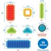 image:imageBattat  Bristle Blocks  STEM Interlocking Building Blocks  112 Pieces Playset  Developmental Toys for Toddlers amp Kid  Basic Builder Set  2 Years36 pcs