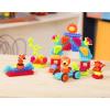 image:imageBattat  Bristle Blocks  STEM Interlocking Building Blocks  54 Pieces Playset  Reusable Storage Bucket  Developmental Toys for Toddlers amp Kids  Jungle Advetures  2 Years