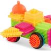 image:imageBattat  Bristle Blocks  STEM Interlocking Building Blocks  80 Pieces Playset  Reusable Storage Bucket  Developmental Toys for Toddlers amp Kids  Big Value Case  2 Years