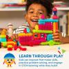 image:imageBattat  Bristle Blocks  STEM Interlocking Building Blocks  85 Pieces Playset  Reusable Carry Case  Developmental Toys for Toddlers amp Kids  Safari Adventure Carrying Case  2 Years85Pc Safari Adventure