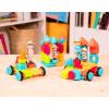 image:imageBattat  Bristle Blocks  STEM Interlocking Building Blocks  85 Pieces Playset  Reusable Carry Case  Developmental Toys for Toddlers amp Kids  Safari Adventure Carrying Case  2 Years85Pc Safari Adventure
