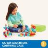 image:imageBattat  Bristle Blocks  STEM Interlocking Building Blocks  85 Pieces Playset  Reusable Carry Case  Developmental Toys for Toddlers amp Kids  Safari Adventure Carrying Case  2 Years85Pc Safari Adventure