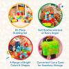image:imageBattat  Bristle Blocks  STEM Interlocking Building Blocks  85 Pieces Playset  Reusable Carry Case  Developmental Toys for Toddlers amp Kids  Safari Adventure Carrying Case  2 Years85Pc Safari Adventure