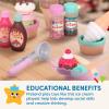 image:imageBattat  Play Circle  Toy Food  Ice Cream Set  Kitchen Accessories for Kids  Pretend Play  Sweet Treats Ice Cream Parlour  3 Years21 PiecesIce Cream Parlour 21 Pcs