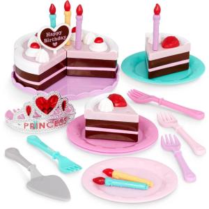 image:imageBattat  Play Circle  Toy Food  Ice Cream Set  Kitchen Accessories for Kids  Pretend Play  Sweet Treats Ice Cream Parlour  3 Years21 PiecesBirthday Party Set 24 Pcs
