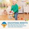 image:imageBattat  Classic Hobby Horse  Plush Stick Horse  Wooden Pole amp Sensory Textures  Realistic Sounds  2 Years  Pony PalHobby Horse