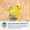 image:imageBattat  Classic Hobby Horse  Plush Stick Horse  Wooden Pole amp Sensory Textures  Realistic Sounds  2 Years  Pony PalWaddling Duck
