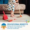 image:imageBattat  Play Circle  House Cleaning Set for Kids  Toy Vacuum  Hand Vacuum for Toddlers  Pretend Play  3 YearsWooden Cleaning Set
