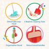 image:imageBattat  Play Circle  House Cleaning Set for Kids  Toy Vacuum  Hand Vacuum for Toddlers  Pretend Play  3 YearsWooden Cleaning Set