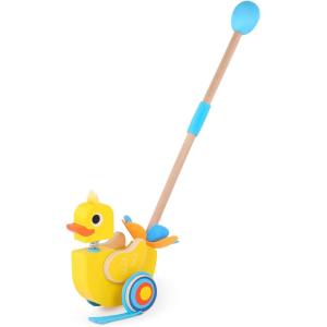 image:imageBattat  Classic Hobby Horse  Plush Stick Horse  Wooden Pole amp Sensory Textures  Realistic Sounds  2 Years  Pony PalWaddling Duck