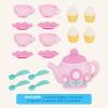 image:imageBattat  Play Circle  Singing Teapot  Toy Food  Pretend Play  Kitchen Set  3 Years17 PiecesChildsize