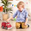 image:imageBattat  Wonder Wheels  Recycling Truck  3 Compartments for Waste Management  Vehicle for Toddlers  Recyclable  1 Year Fire Truck