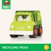 image:imageBattat  Wonder Wheels  Recycling Truck  3 Compartments for Waste Management  Vehicle for Toddlers  Recyclable  1 Year Garbage Truck