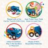 image:imageBattat  Wonder Wheels  Toy Carrier Truck amp 2 Toy Cars  Vehicle Playset for Kids Toddlers  Pretend Play  Recyclable Materials  1year Car Carrier with 2 Cars