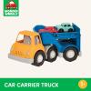 image:imageBattat  Wonder Wheels  Toy Carrier Truck amp 2 Toy Cars  Vehicle Playset for Kids Toddlers  Pretend Play  Recyclable Materials  1year Car Carrier with 2 Cars