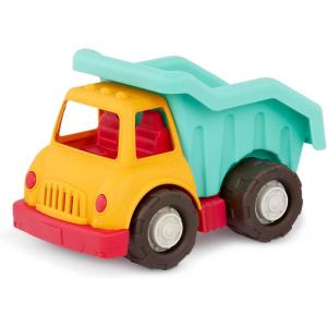 image:imageBattat  Wonder Wheels  Recycling Truck  3 Compartments for Waste Management  Vehicle for Toddlers  Recyclable  1 Year Dump Truck