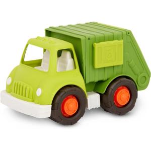 image:imageBattat  Wonder Wheels  Recycling Truck  3 Compartments for Waste Management  Vehicle for Toddlers  Recyclable  1 Year Garbage Truck