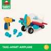 image:imageBattat  Wonder Wheels  Take  Apart Airplane  Toy Plane with Drill for Kids  STEM Developmental Toys  3 YearsTakeApart Plane