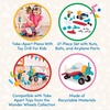 image:imageBattat  Wonder Wheels  Take  Apart Airplane  Toy Plane with Drill for Kids  STEM Developmental Toys  3 YearsTakeApart Plane