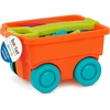 image:imageBattat  Building Blocks amp Wagon  55 Pieces Block Set  Construction Playset for Kids Toddlers  Developmental Toy  18 Months  Locbloc Wagon