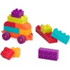 image:imageBattat  Building Blocks amp Wagon  55 Pieces Block Set  Construction Playset for Kids Toddlers  Developmental Toy  18 Months  Locbloc Wagon