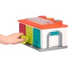 image:imageBattat  Car amp Color Sorting Playset  Cause  and  Effect Toy  Push amp Go Cars  Color  Coded Matching  2 Years  3  Car Garage Red3 Car Garage