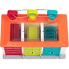 image:imageBattat  Car amp Color Sorting Playset  Cause  and  Effect Toy  Push amp Go Cars  Color  Coded Matching  2 Years  3  Car Garage Red3 Car Garage