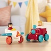 image:imageBattat  Car amp Color Sorting Playset  Cause  and  Effect Toy  Push amp Go Cars  Color  Coded Matching  2 Years  3  Car Garage RedPump  Go