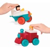 image:imageBattat  Car amp Color Sorting Playset  Cause  and  Effect Toy  Push amp Go Cars  Color  Coded Matching  2 Years  3  Car Garage RedPump  Go