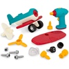 image:imageBattat  Classic Construction Toy  Pretend Play Tools  Toddler Trucks  Dexterity Building Toy  3 Years Take  Apart Crane25 Pc AirPlane