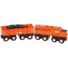 image:imageBattat  Classic Trains  6 Pieces Wooden Railroad Set  Magnetic Toy Trains  Train Engines amp Cars  3 Years Wooden Locomotives amp Freight CarsSet 1