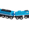 image:imageBattat  Classic Trains  6 Pieces Wooden Railroad Set  Magnetic Toy Trains  Train Engines amp Cars  3 Years Wooden Locomotives amp Freight CarsSet 1