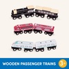 image:imageBattat  Classic Trains  6 Pieces Wooden Railroad Set  Magnetic Toy Trains  Train Engines amp Cars  3 Years Wooden Locomotives amp Freight CarsSet 2