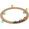 image:imageBattat  Classic Trains  6 Pieces Wooden Railroad Set  Magnetic Toy Trains  Train Engines amp Cars  3 Years Wooden Locomotives amp Freight CarsTrain set with tracks