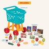 image:imageBattat  Deluxe Grocery Playset  Toy Food for Toddlers  Shopping Cart Toy  20 Pretend Food Items  Grocery Cart  3 Years