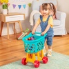 image:imageBattat  Deluxe Grocery Playset  Toy Food for Toddlers  Shopping Cart Toy  20 Pretend Food Items  Grocery Cart  3 Years