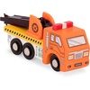image:imageBattat  Miniature Toy Cars  6 Pieces Wooden Minis  Classic Rescue amp Construction Vehicles  Steamroller Dump Truck  3 Years Wooden Vehicles Set 2Set 3