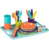 image:imageBattat  Play Dinner Set  45 Pieces Tea Party amp Supper Playset  Pretend Kitchen Toys  Tea Pot Plates Cutlery  3 Years45 pc Play Dinner Set